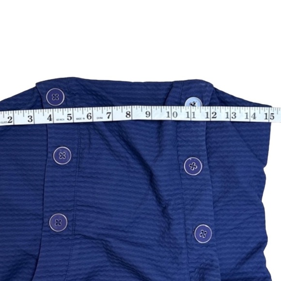 Lilly Pulitzer Women’s Vanna Strapless Mini Dress Nautical Navy Blue Size 4 - Picture 13 of 16